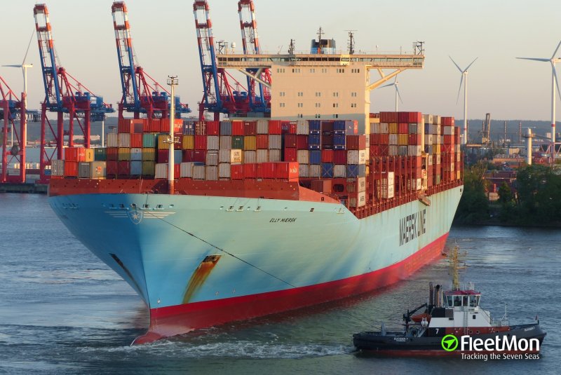 Контейнеровоз Maersk line чертеж