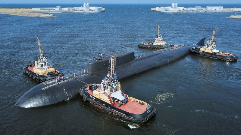 Атомный подводный ракетоносный крейсер к-266 "орёл" проекта 949а "Антей