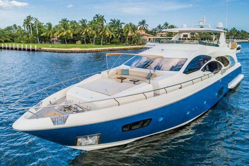 Azimut 62 моторная яхта с флайбриджем салон