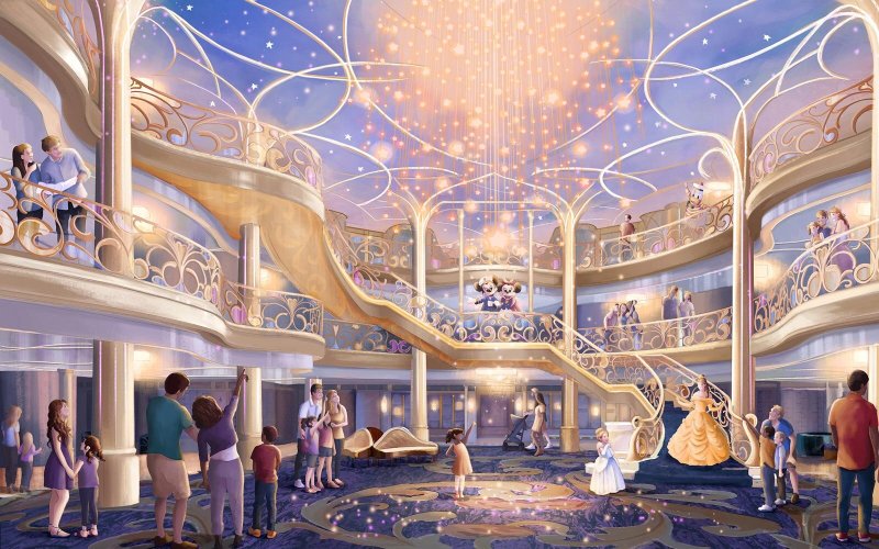 Wish лайнер Disney лайнер