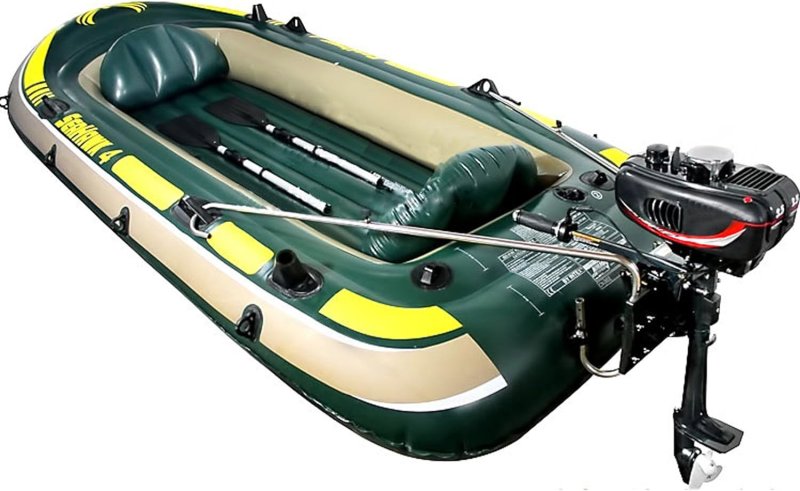 Лодка ПВХ Intex Seahawk 2 с мотором