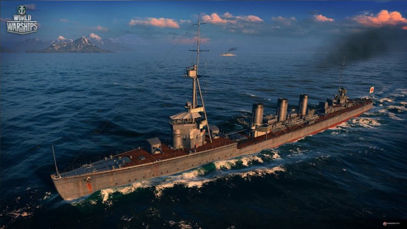 Крейсер Тенрю World of Warships