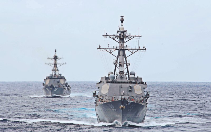 Эсминец USS Forrest Sherman