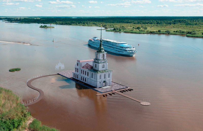 Церковь в Крохино Белозерский район Вологодской области