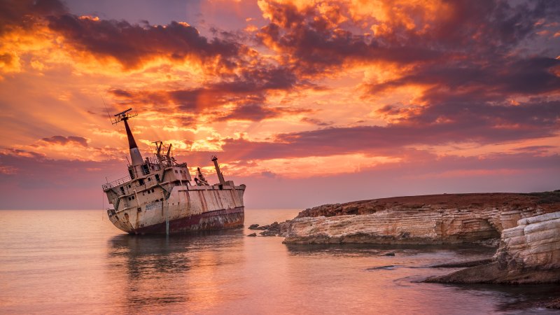 Морской пейзаж фото с кораблями