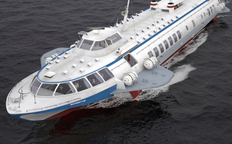 Комета судно на подводных крыльях СССР