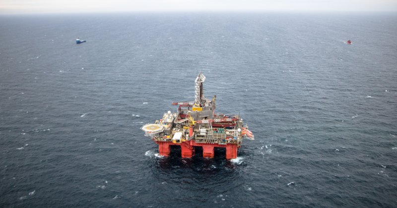 Heidrun Haltenbanken Oil Rig Norway,
