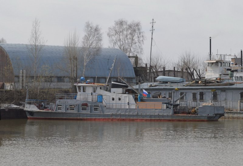 Путейский катер постройки Колпашево