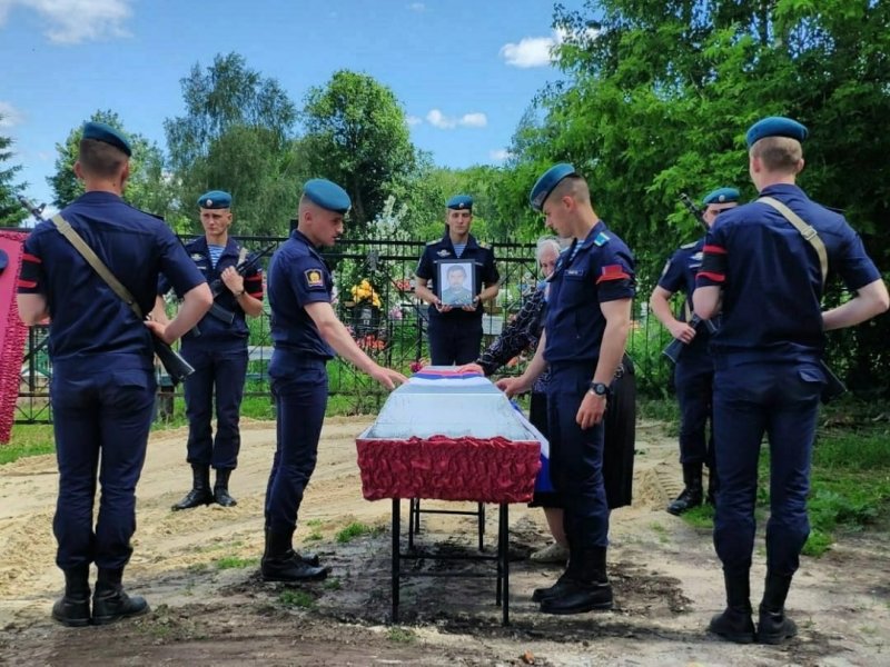В Ряжске простились с погибшим на Украине