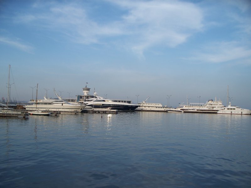 Город Баку Каспийское море
