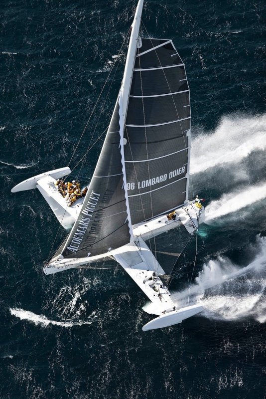 Самый быстрый парусник в мире Hydroptere