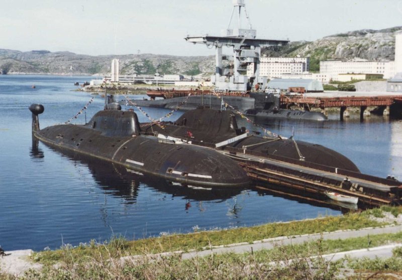 Гаджиево Мурманская область база подводных лодок
