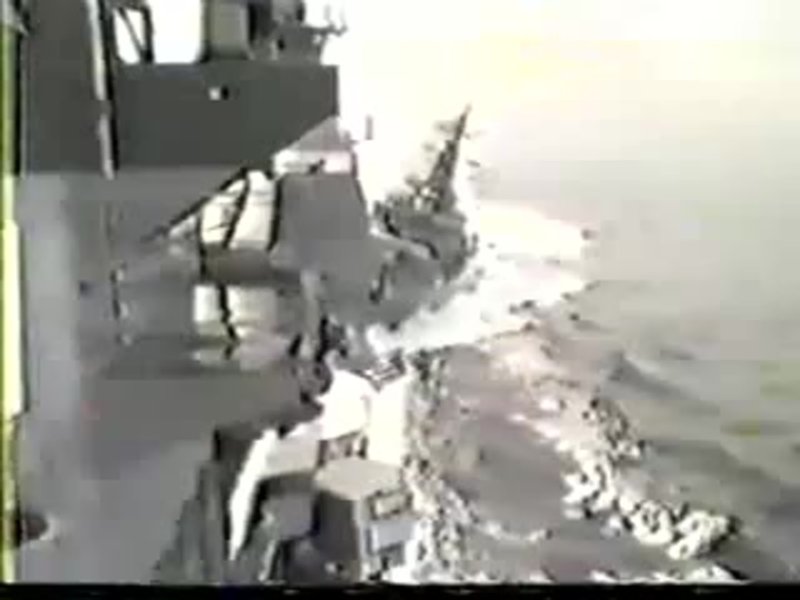 Столкновение кораблей ВМС США И СССР В чёрном море 1988