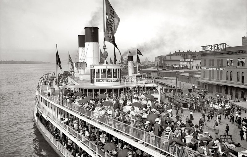 Пароходы Сан Франциско 1900