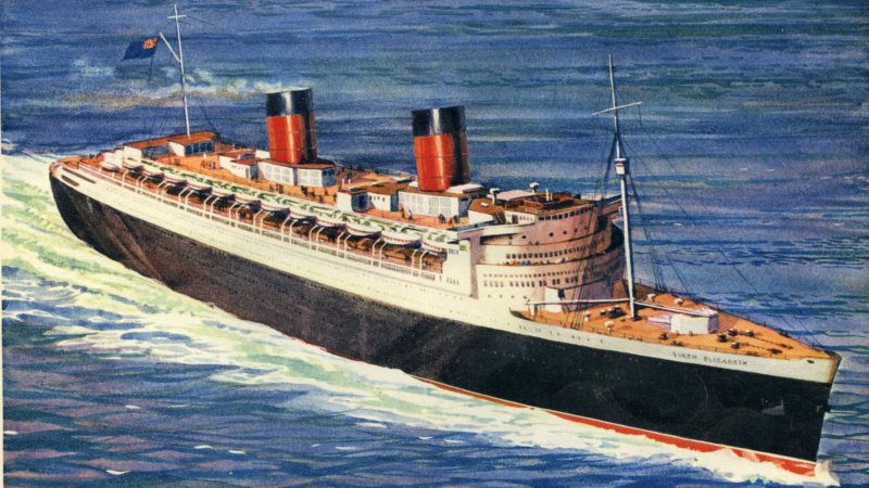 RMS Queen Elizabeth корабль