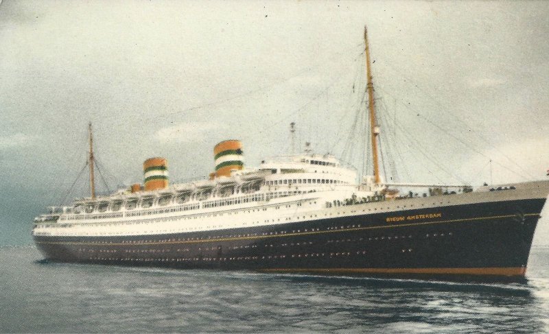 Лайнер Nieuw Amsterdam 1909г