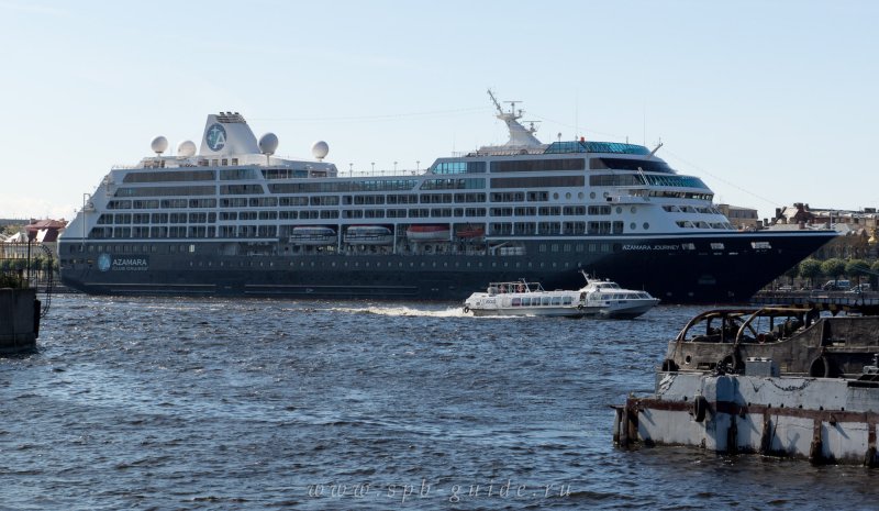 Silver Whisper лайнер в Санкт-Петербурге