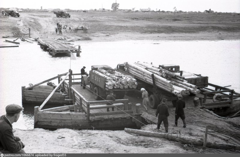 Паромная переправа Россия 1930