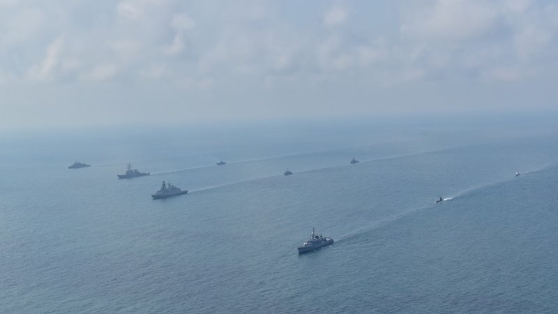 Военные корабли в черном море