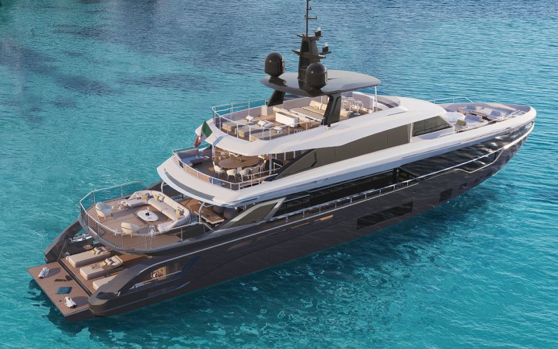 Azimut grande 38 metri tri-Deck