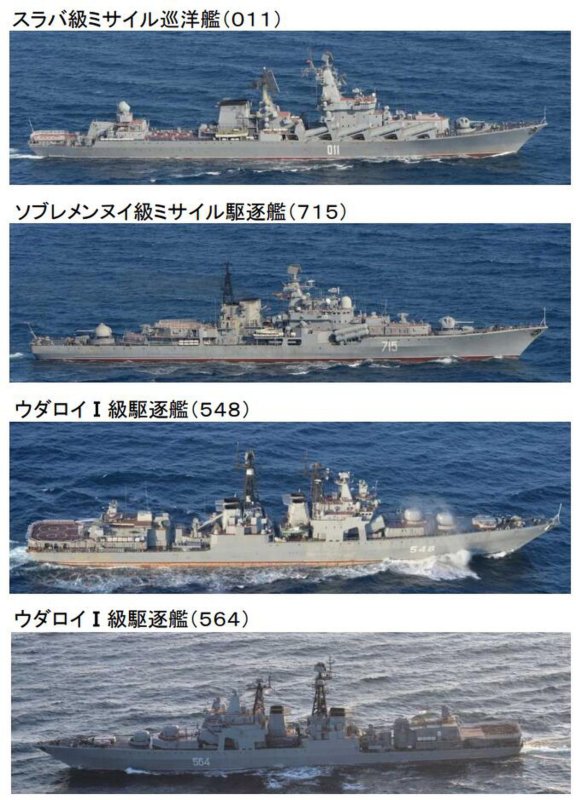 Корабли стоящие на вооружении российского флота