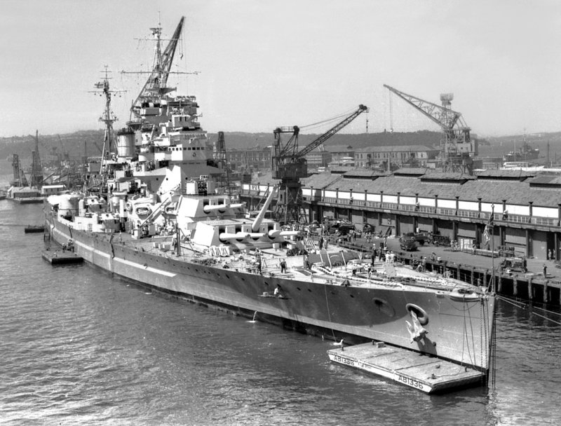 Английский линкор Кинг Джордж v 1940 год