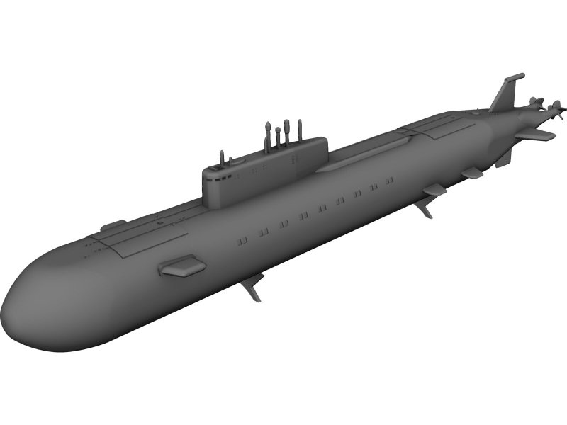 K 3 Submarine 3d model
