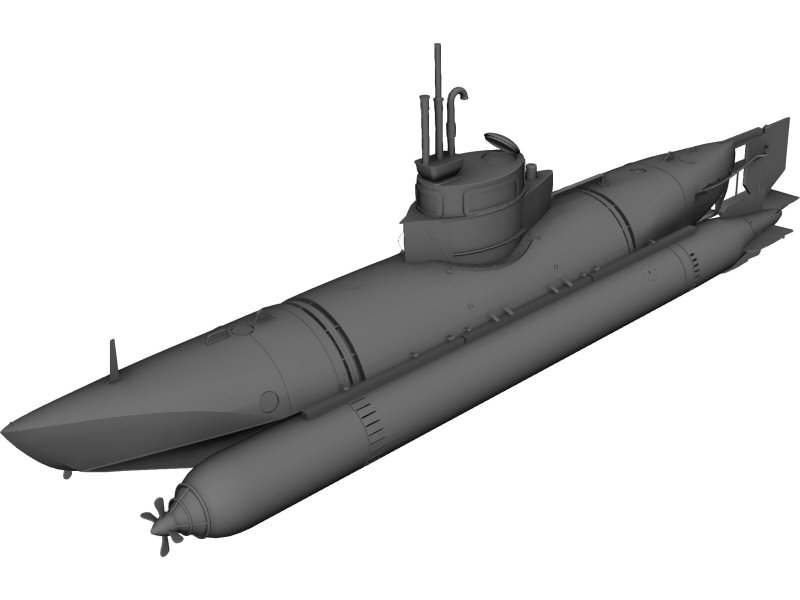 3d модель Typhoon-class Submarine