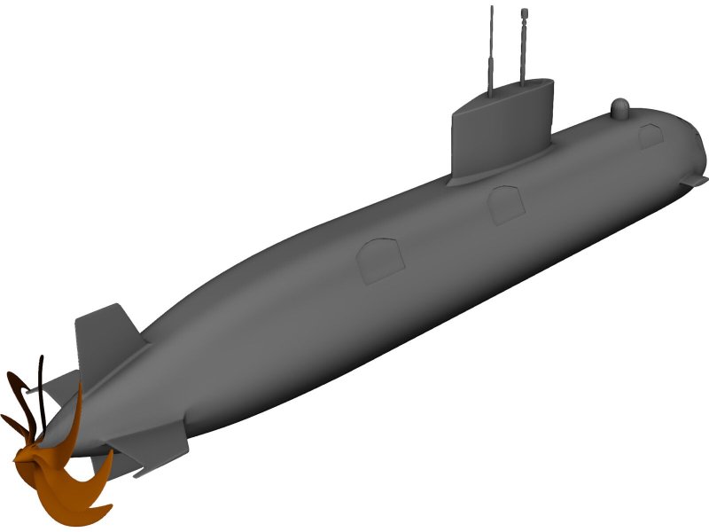 Delta III-class Submarine 3d models