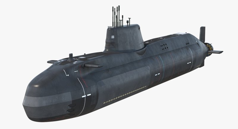 Astute class Submarine 3d model