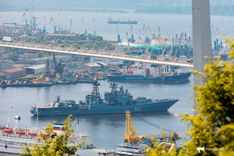Корабли Тихоокеанского флота во Владивостоке