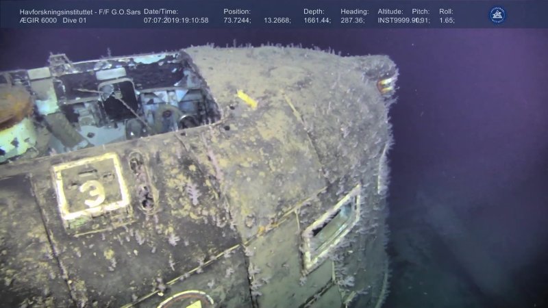 Затонувшая к-278 комсомолец