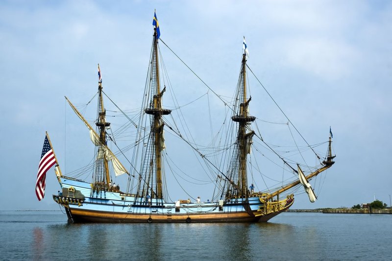 Шведский парусник ПИНАС Kalmar nyckel