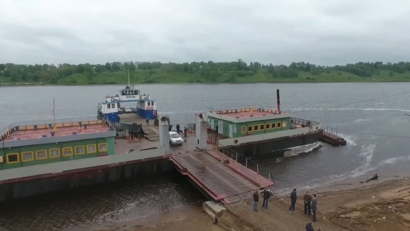 Тутаев паромная переправа
