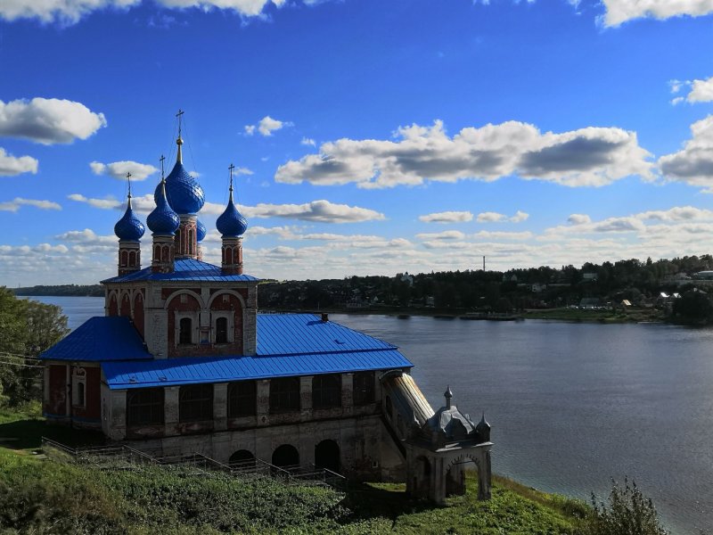 Тутаев со спутника
