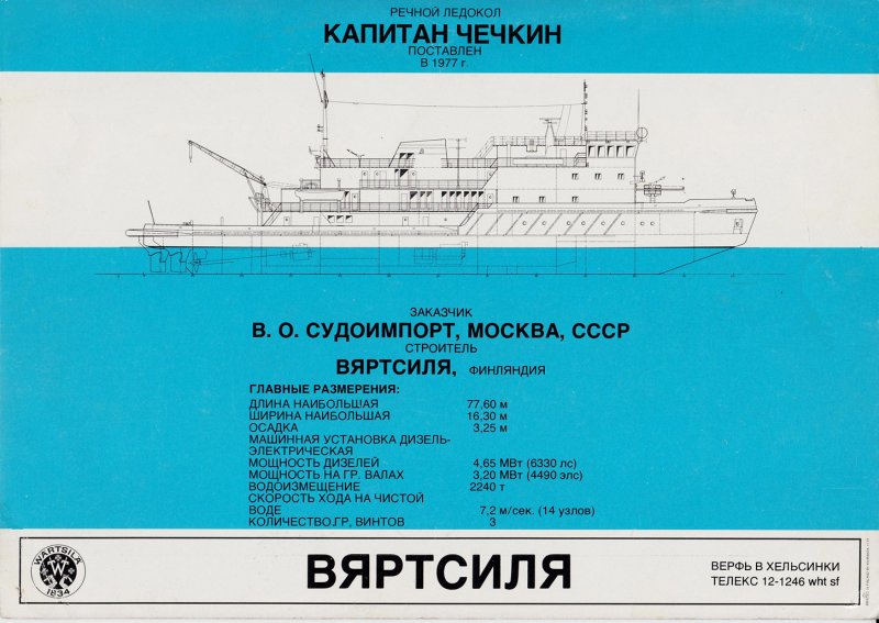 Ледоколы проекта 1105 «Капитан Чечкин»