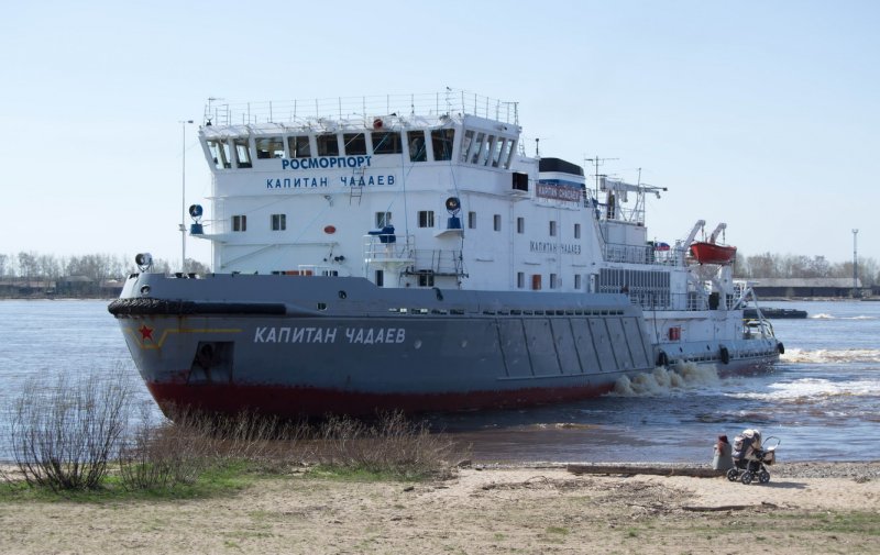 Ледокол Капитан Чадаев Архангельск