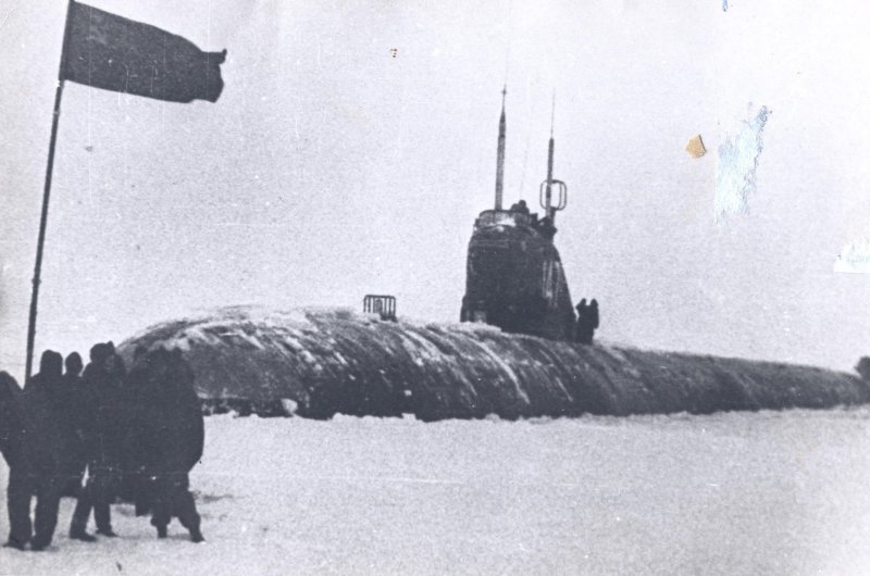 Подводная лодка к-181 на Северном полюсе