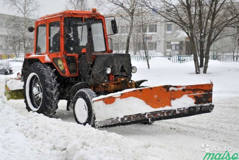 МТЗ 82.1 уборка снега