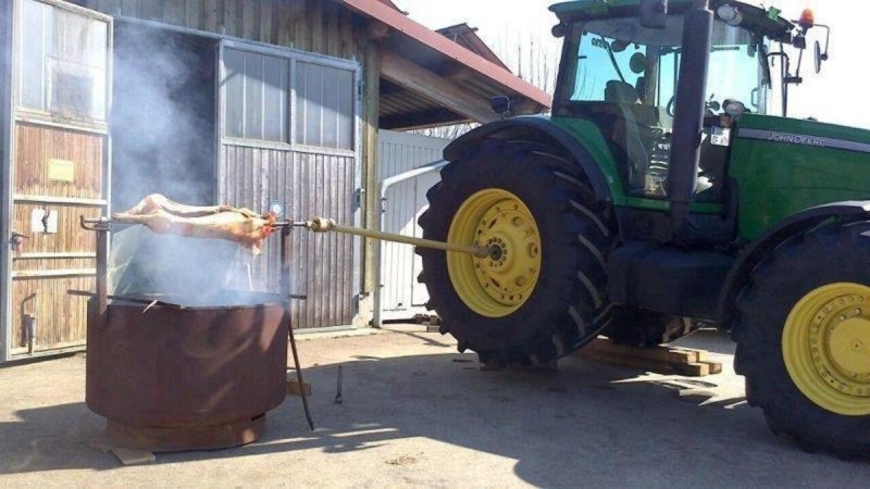 Трактор прикол