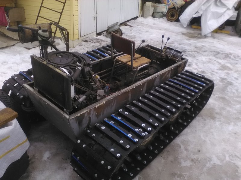 ТС-350 на гусеницах от Бурана