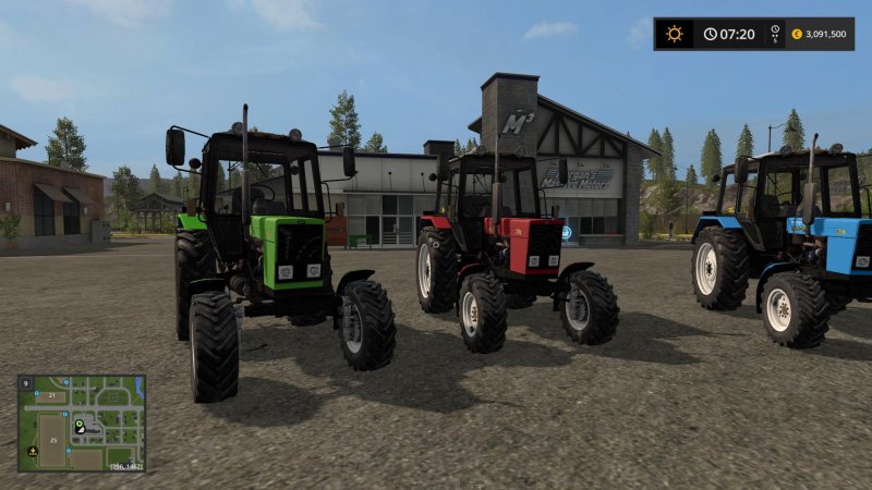 FS 17 МТЗ 82 со шторками