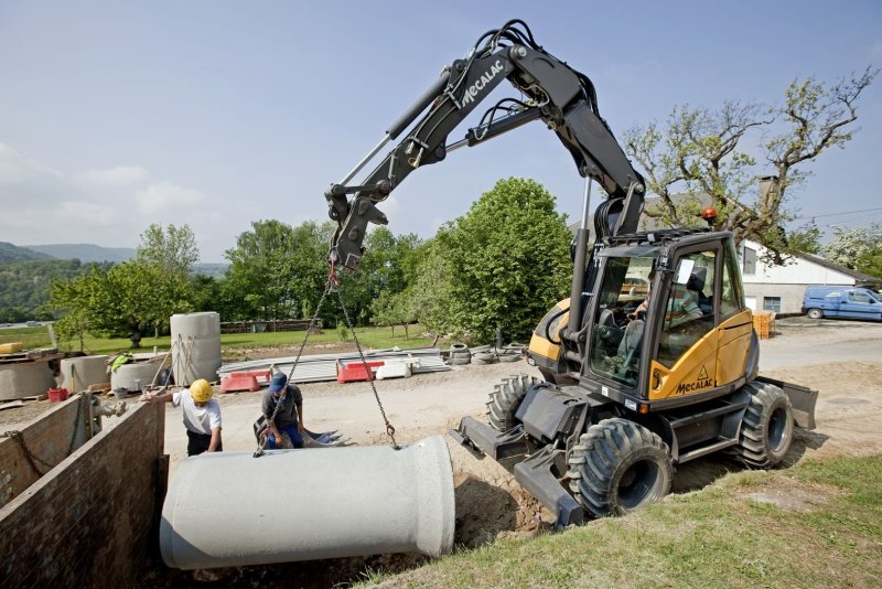 Mecalac экскаватор 714