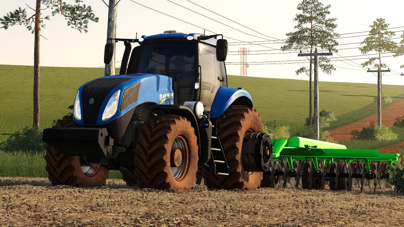 Fs19 New Holland трактор