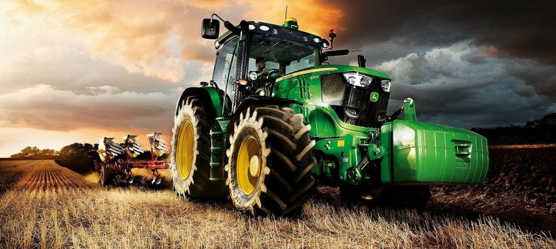John Deere 6175 plow