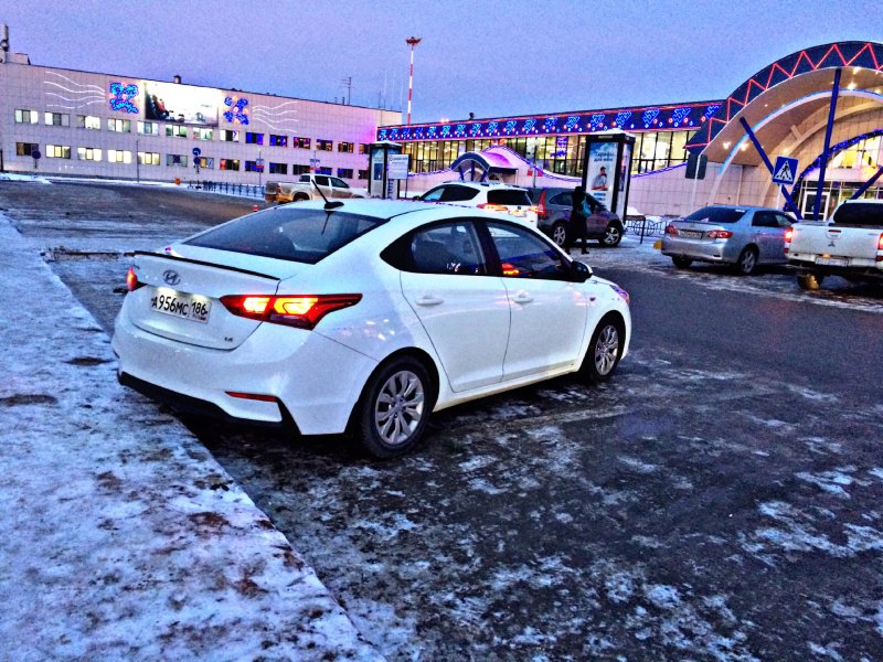 Hyundai Solaris 2017 спойлер