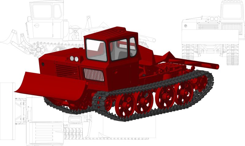 ТДТ-55а трактор трелевочный