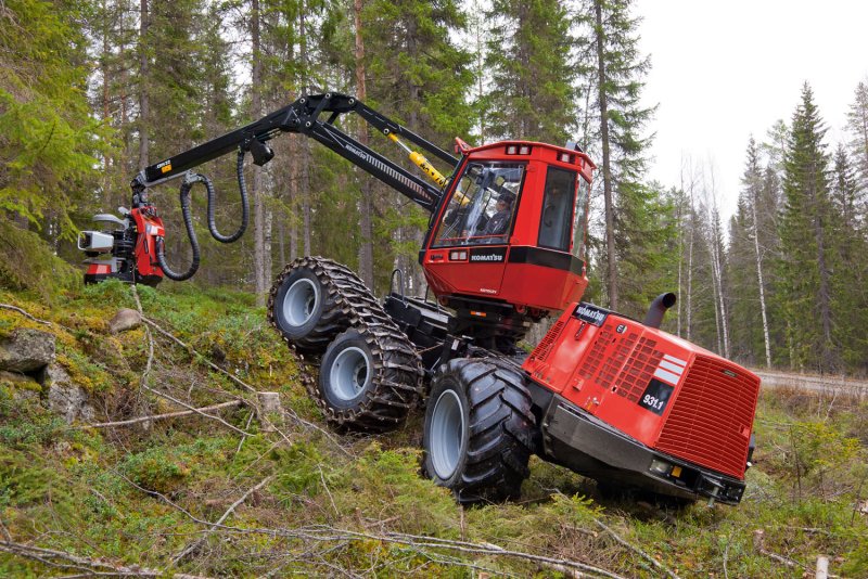 Харвестер Komatsu 931