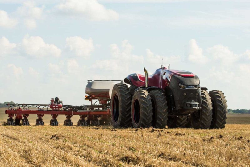 Беспилотный трактор Case IH