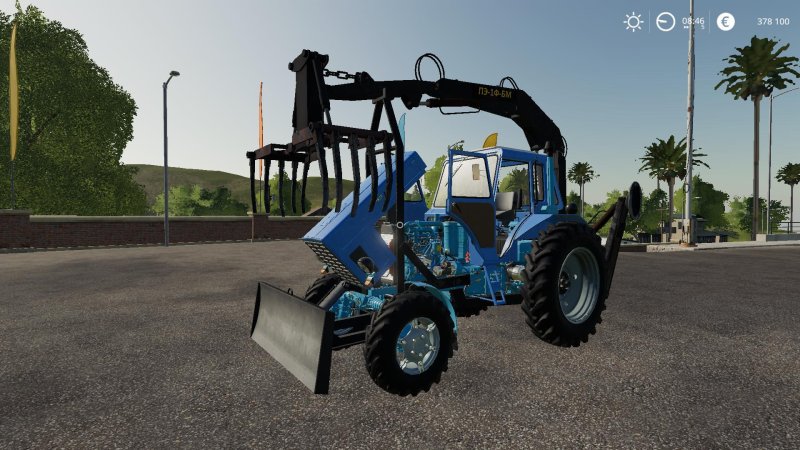 МТЗ 82 погрузчик fs19